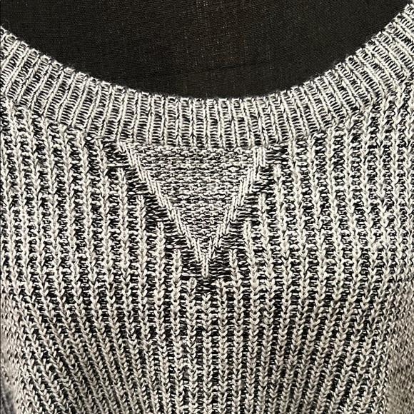 Torrid Black and White Knit Scoop Neck Sweater - Picture 3 of 9